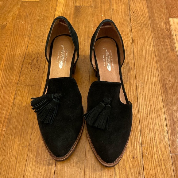 SALE : Jeffrey Campbell black suede loafers. - Picture 2 of 5
